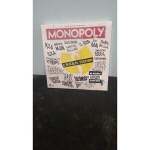 Wu Tang Clan MONOPOLY Board Game Cream (C.R.E.A.M. Edition) New Sealed